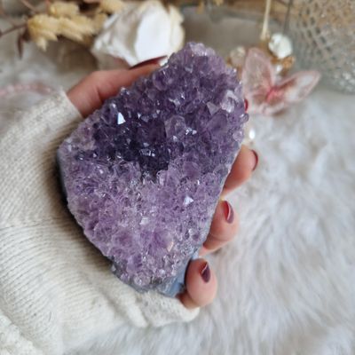 Druse d'améthyste haut grade Uruguay