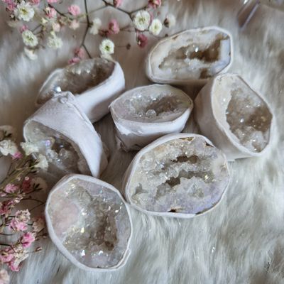 Mini géode ď angel aura