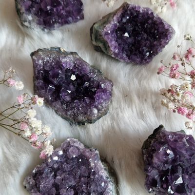 Druses d'améthyste extra Brésil