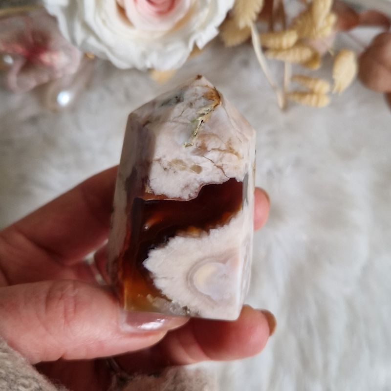 Tour d'Agate fleurs de cerisier
