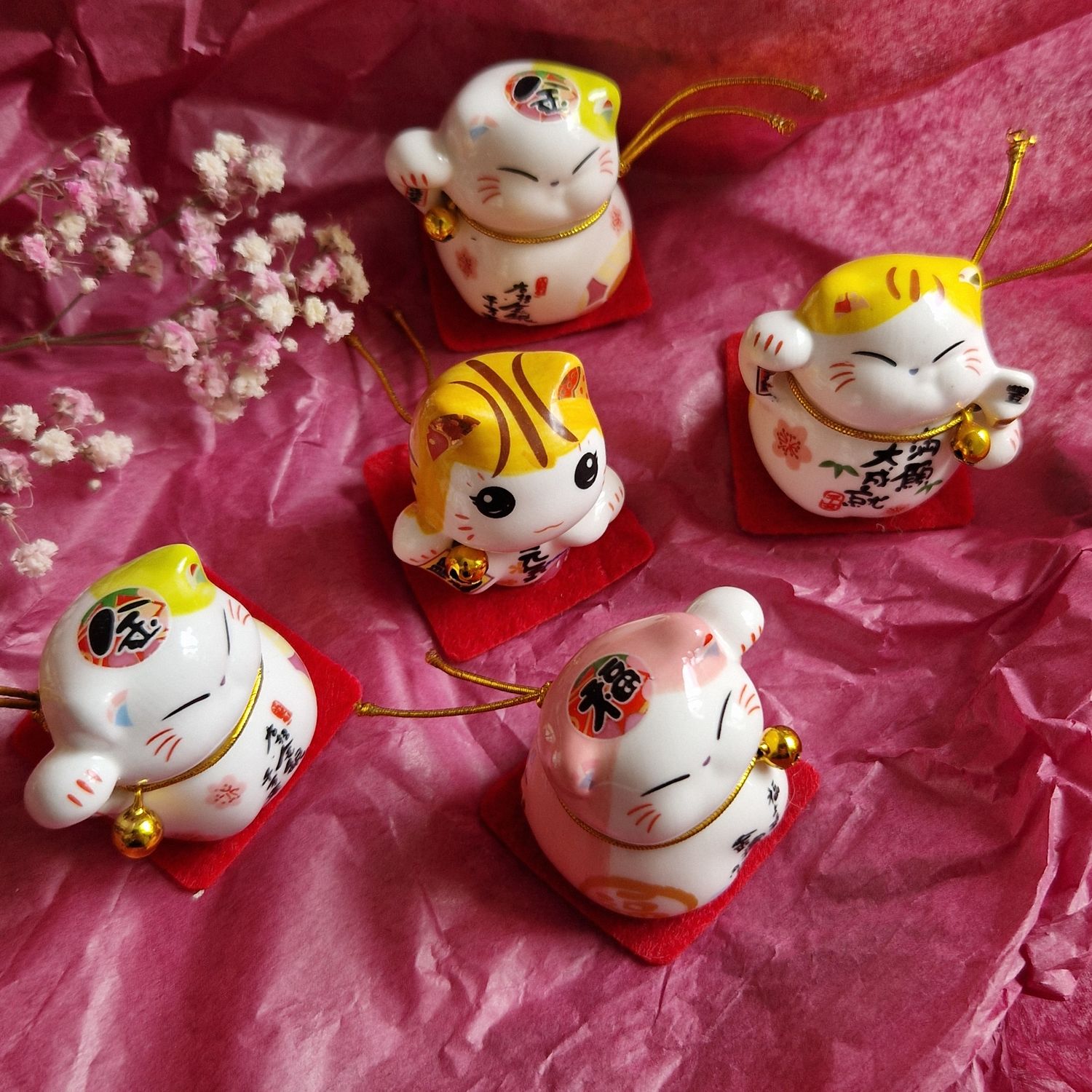 Chats Maneki neko porte-bonheur
