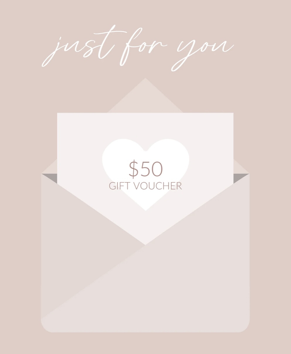 Gift Vouchers, Amount: $50