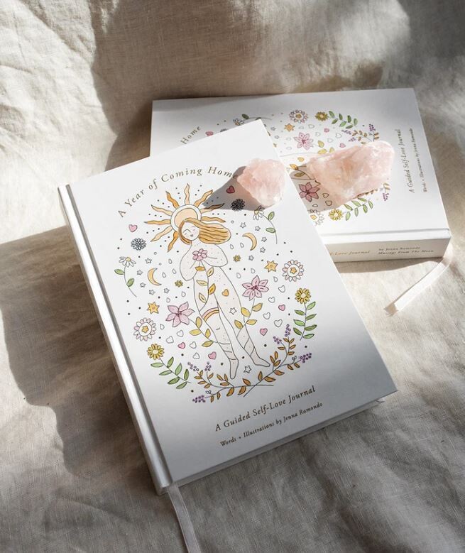 'A Year of Coming Home ' Guided Self-Love Journal
