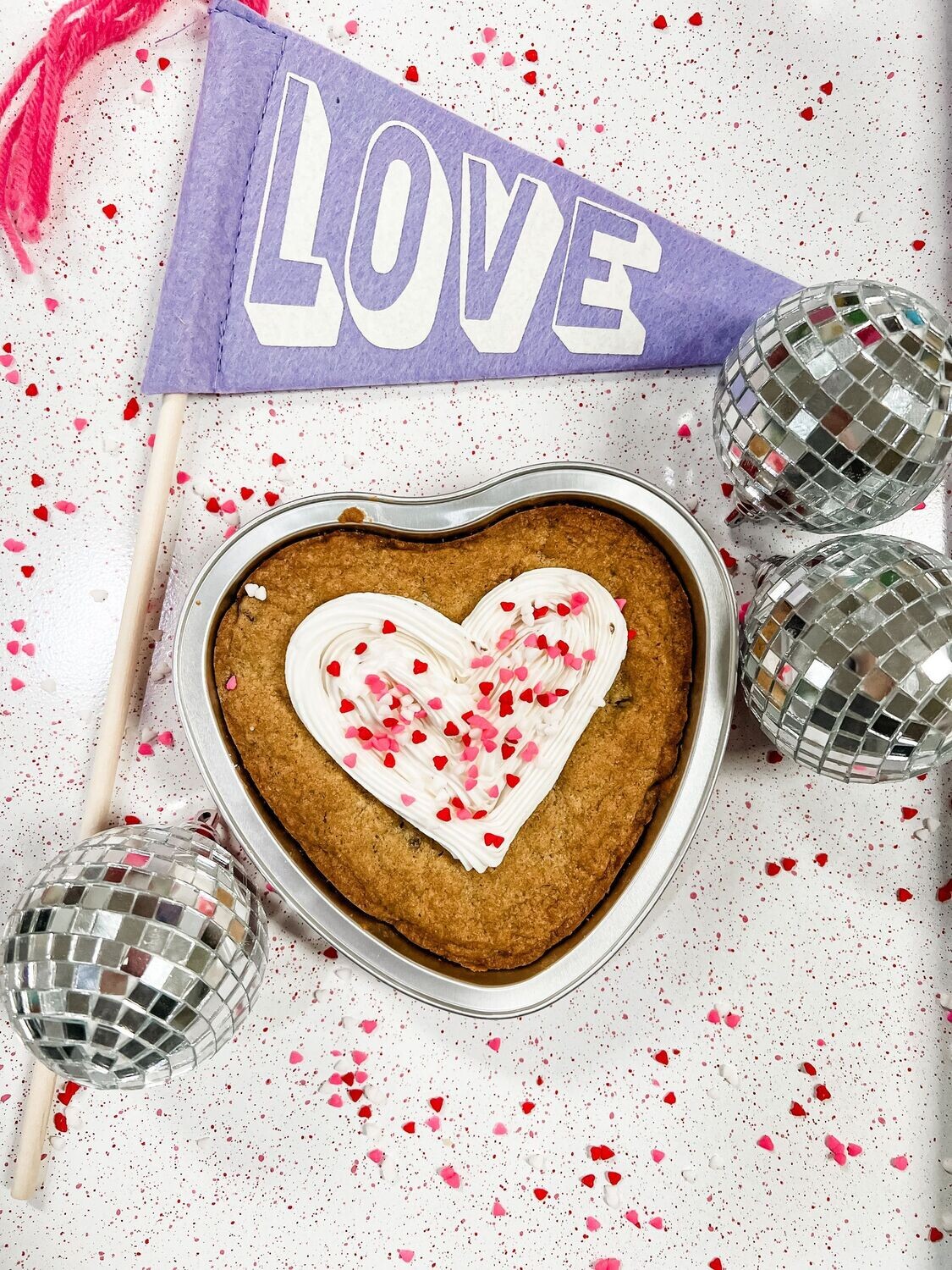 Valentine Cookie Cakes