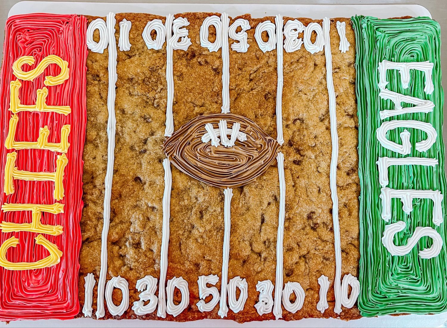 Game Day Cookie cake