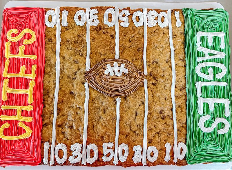 Game Day Cookie cake