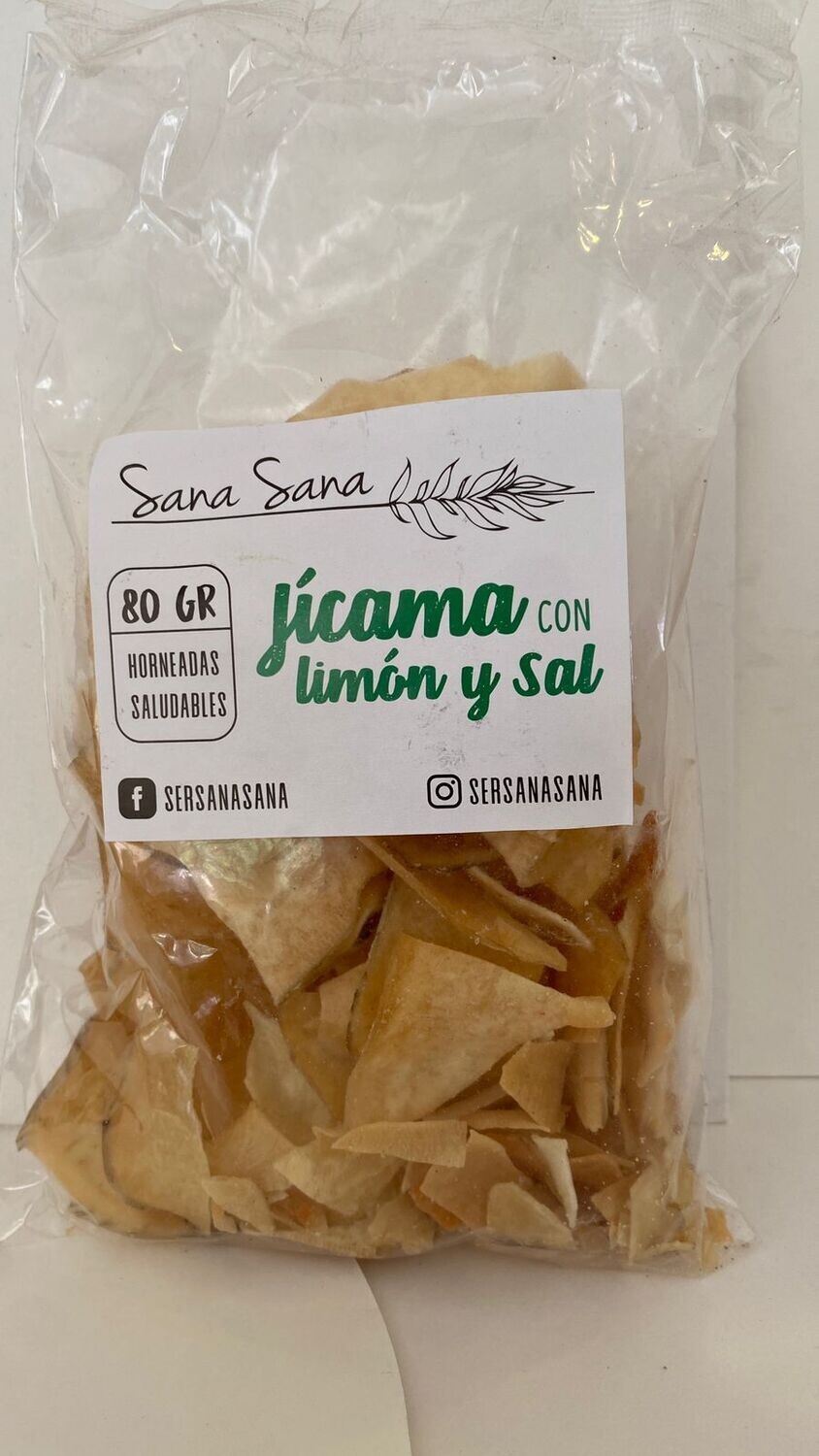 Sana Sana Jícama Con Limon Y Sal