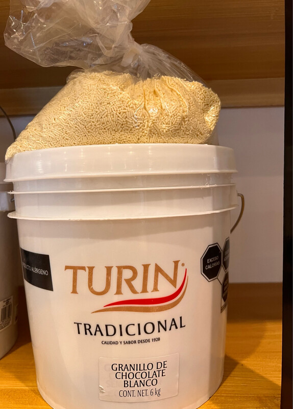 Granillo blanco marca Turín bolsa de 1Kilo