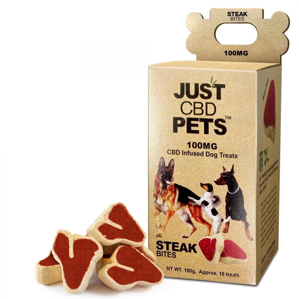 Dog Treats: Steak Treats 100mg CBD