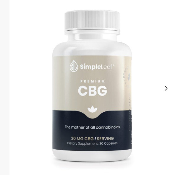 Simple Leaf CBG Capsules 900mg