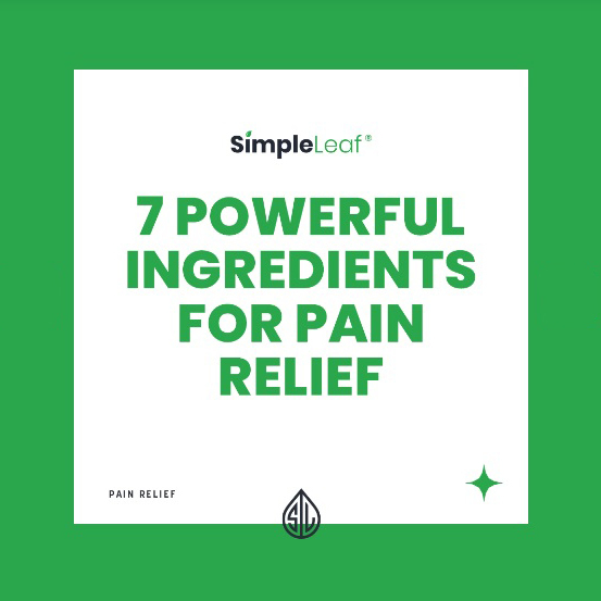 Simple Leaf CBD + CBG Capsule Pain Relief 1500mg