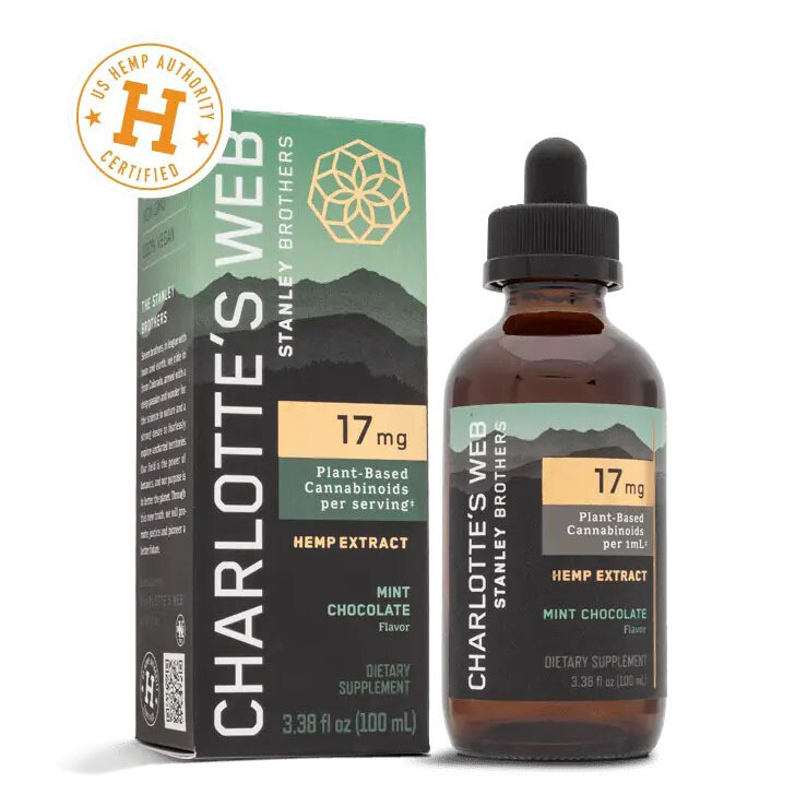 Charlotte's Web  CBD Oil 17MG CBD/1ML - 30L MINT CHOCOLATE