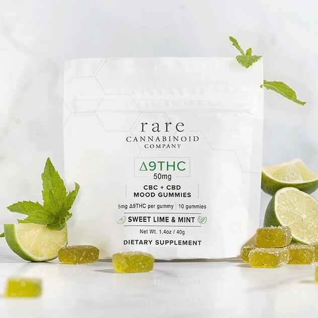 Rare Cannabinoid D9:CBC + CBD Mood Gummies