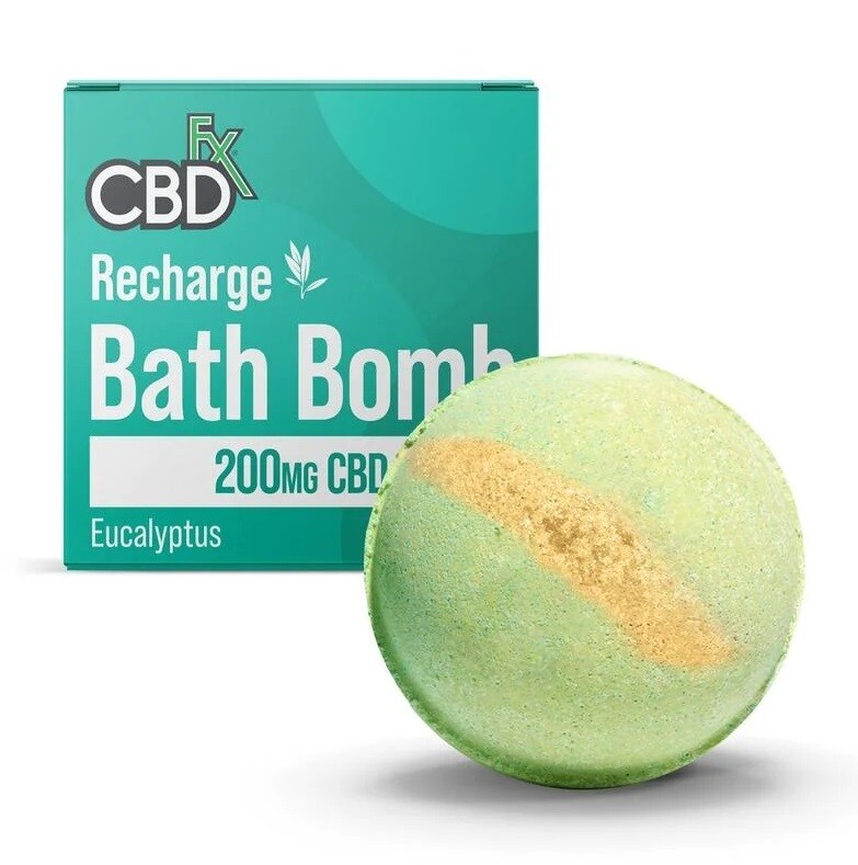 CBDFX Recharge CBD Bath Bomb 200mgs