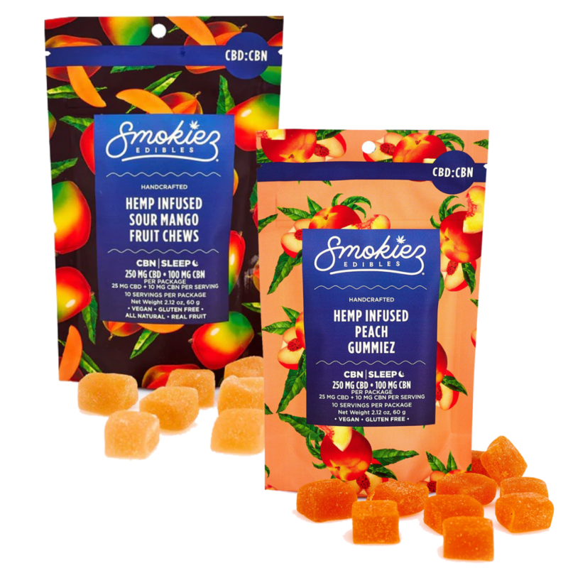 Smokiez CBD:CBN Gummiez for Sleep* – 250mg CBD:100mg CBN, 10 Piece