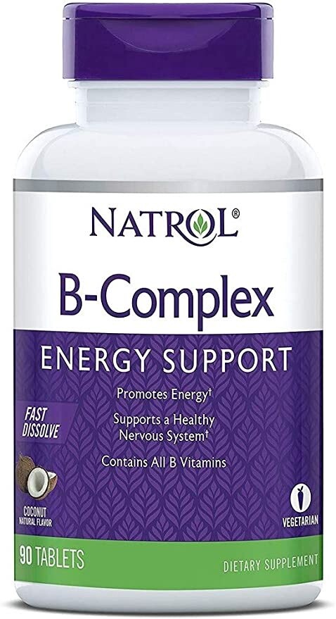 Natrol B Complex Coconut Flavour 90ct