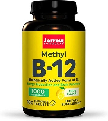 Jarrow Formulas Methyl B12 1,000 mcg Lozenges, 100 ct