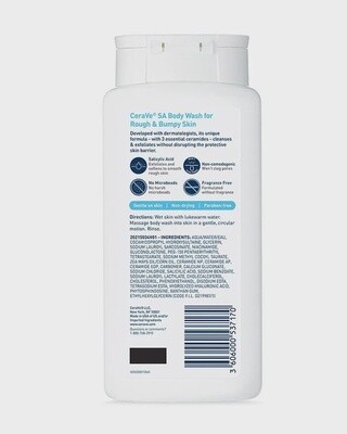 CeraVe SA Body Wash for Rough and Bumpy skin 10oz