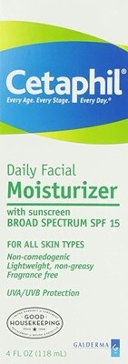 Cetaphil Daily Facial Moisturizer SPF 15 4oz