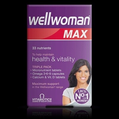Wellwoman Max 84Ct With Omega 369 Calcium Vitamin D