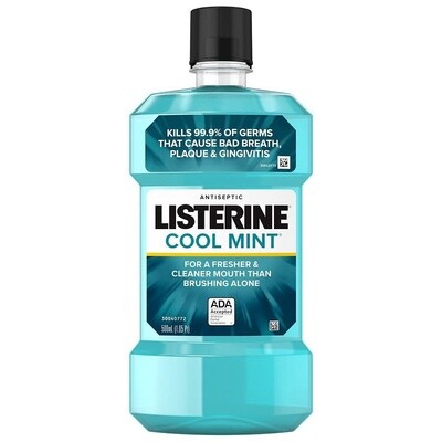 Listerine Antiseptic Mouthwash Cool Mint500.0mL
