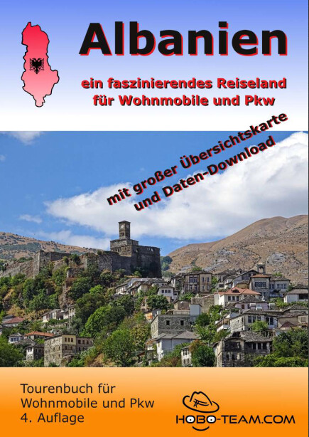 (ZA-A03) - Albanien Tourenbuch für Wohnmobile und Pkw - DIN-A4 Buch