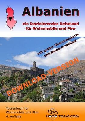 (A05) - Albanien Tourenbuch für Wohnmobile und Pkw - digital/PDF-Download-Version