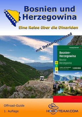 (B02) - Bosnien und Herzegowina Offroad-Guide mit Landkarte