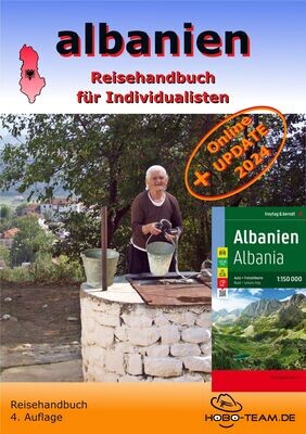 (A10) Albanien Reisehandbuch - DIN-A5 Buch mit Landkarte