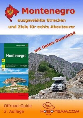 (M02) Montenegro Offroad-Guide - DIN-A4 Broschüre mit Landkarte