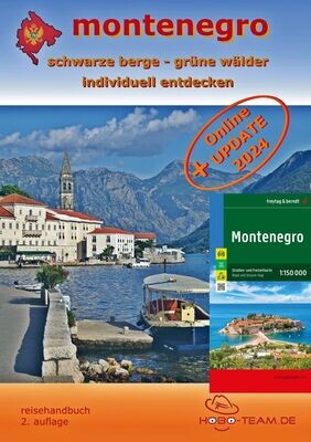 (M06) Montenegro Reisehandbuch - DIN-A5 Buch mit Landkarte