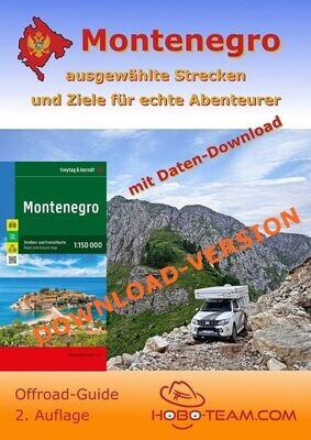 (M04) Montenegro Offroad-Guide - digital/PDF-Download-Version mit Landkarte Printversion