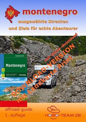 (M13) Montenegro Offroad-Guide - 1. Auflage (nur 14 Touren) - PDF-Download-Version mit Landkarte Printversion