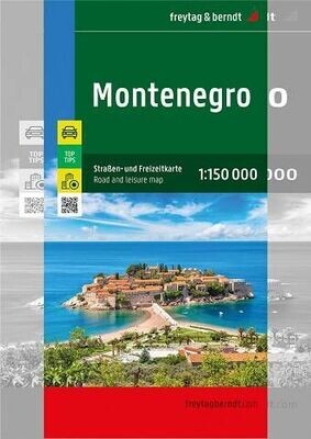 (M01) Montenegro Landkarte 1:150 000 von freytag & berndt
