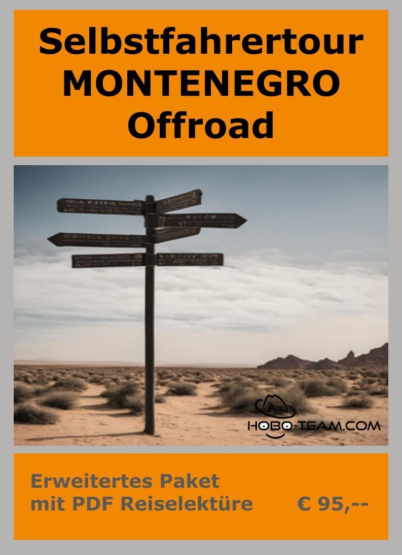 (SMO02) Selbstfahrer Montenegro - Offroad Basis 2025 plus PDF-Lektüre