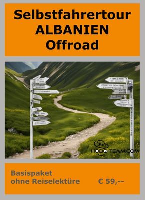 (SAO01) Selbstfahrer Albanien - Offroad Basis 2025