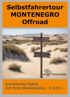(SMO03) Selbstfahrer Montenegro - Offroad Basis 2025 plus Print Reiselektüre