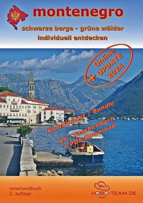 (MNE15) Montenegro - Reisehandbuch - Kombi - DIN-A5 Buch + digital/PDF-Download-Version