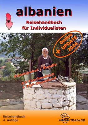 (AL25) Albanien Reisehandbuch - Kombi - DIN-A5 Buch und digital/PDF-Download-Version