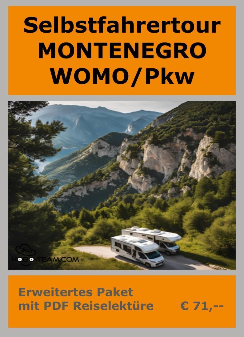 (SMW02) Selbstfahrer Montenegro - Womo/PKW Basis 2025 plus digital/PDF-Lektüre