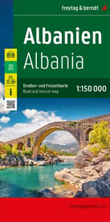 (AL00) - Albanien Landkarte 1:150 000 freytag & berndt (2025) (AL00) - Albanien Landkarte 1:150 000 freytag & berndt (2025)