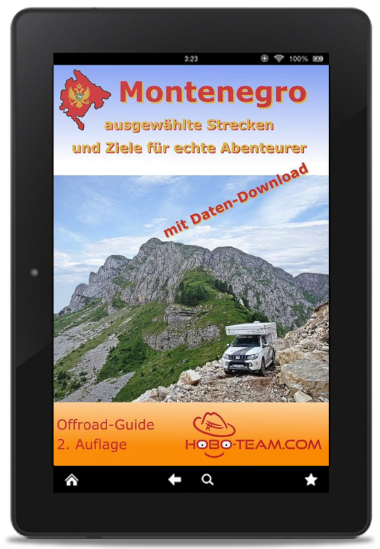 (E-MNE24) Montenegro - Offroad-Guide - Kombipaket E-Book-Version UND PDF-Download-Version
