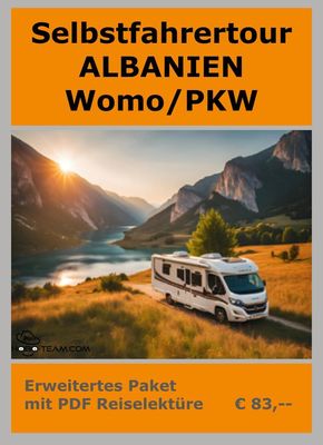 (SAW02) Selbstfahrer Albanien - Womo/PKW Basis 2025 plus digital/PDF-Lektüre (SAW02) Selbstfahrer Albanien - Womo/PKW Basis 2025 plus digital/PDF-Lektüre