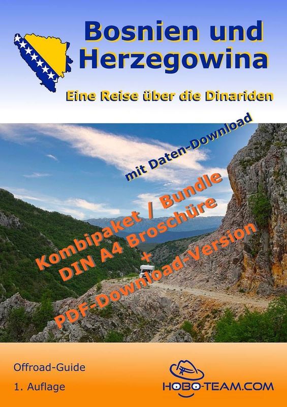 (BIH01DEBRDL) - Bosnien und Herzegowina - Offroad-Guide - Kombipaket - DIN-A4 Broschüre + digital/PDF-Download-Version