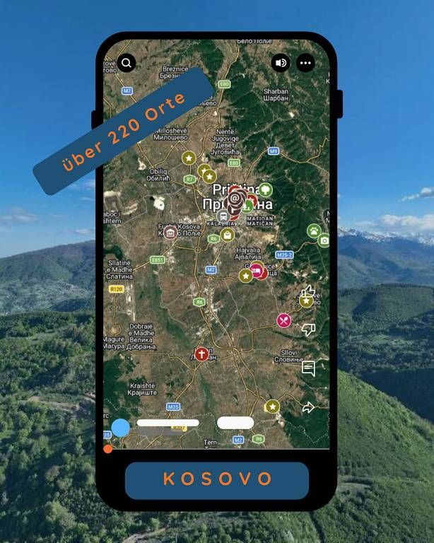(RKS10) KOSOVO - Reiseführer/Travel Guide Google Maps