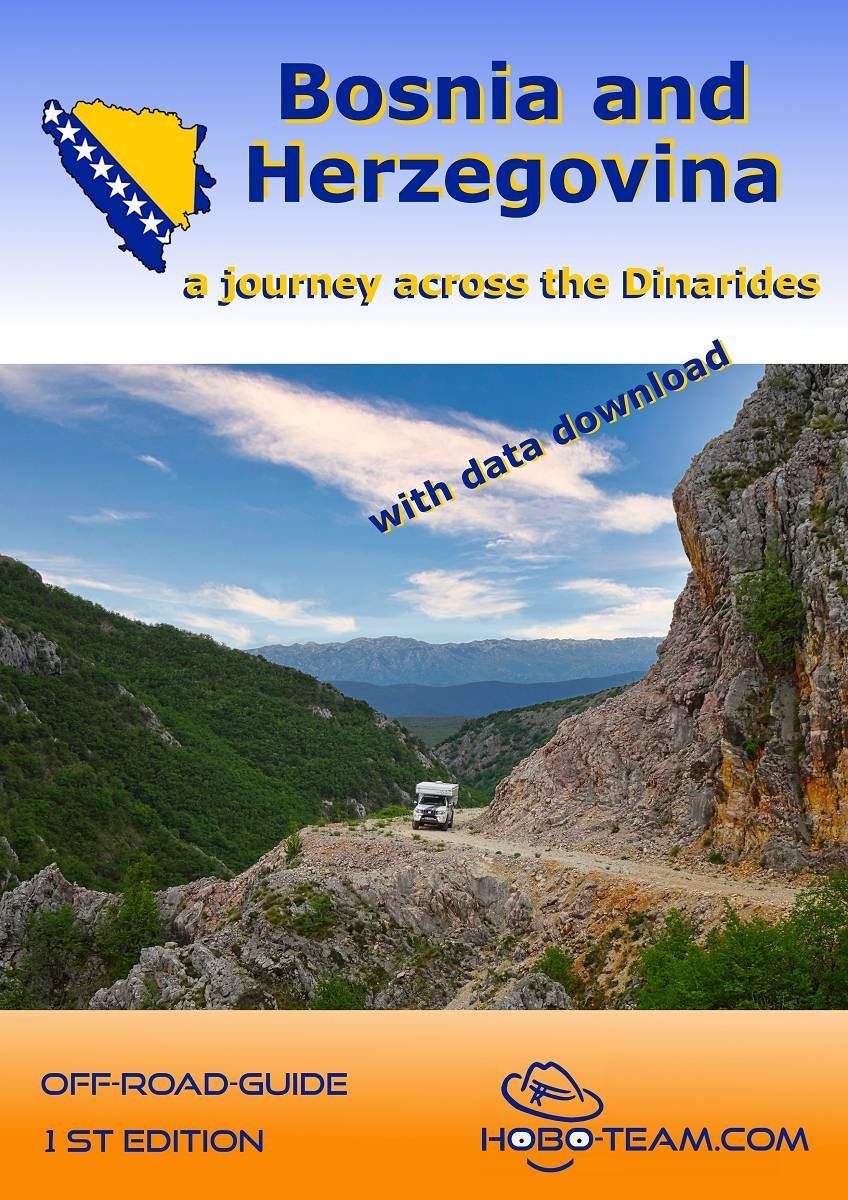 (BIH01ENBR) - PLEASE ORDER AT AMAZON - Bosnia and Herzegovina - Offroad-Guide - DIN A4 book