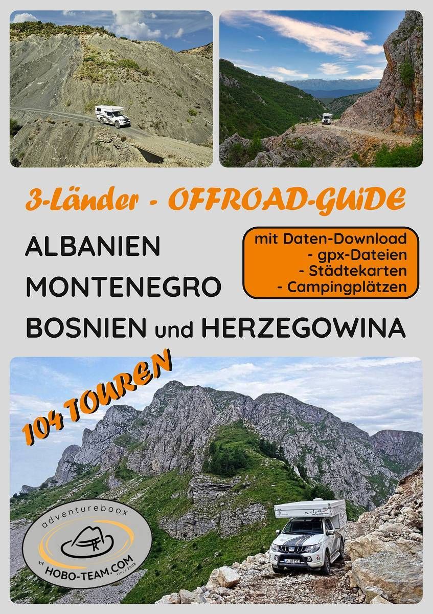 (3L01DEBR) - BITTE AUF AMAZON BESTELLEN - 3-Länder Offroad-Guide - Bosnien und Herzegowina, Montenegro und Albanien - Buch (3L01DEBR) - BITTE AUF AMAZON BESTELLEN - 3-Länder Offroad-Guide - Bosnien und Herzegowina, Montenegro und Albanien - Buch