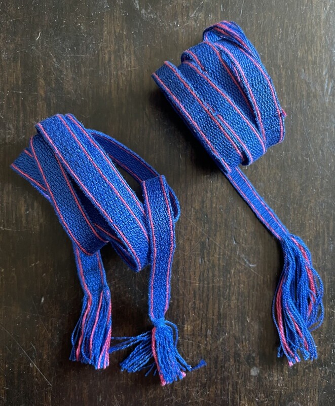 Silk Garters or ribbon length