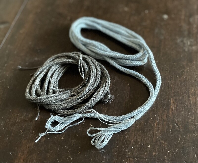 Long Silk Lace (Kirtle) Fingerloop braid (c.120-150cm)