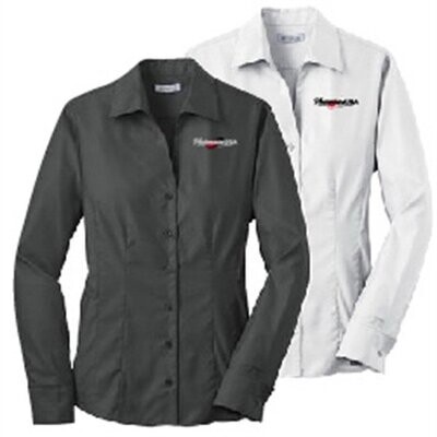 Ladies PharmcareUSA Button Up Shirts